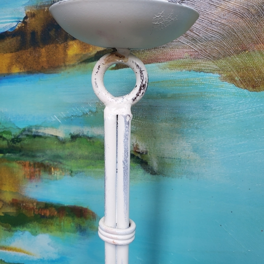 Shabby Chic Vintage Inspired Candle Holder - Picture 10 of 11